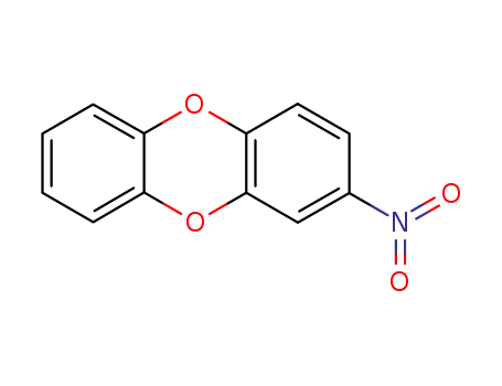 Molecular Structure of 38178-41-5 (2-nitrodibenzo-4-dioxin)