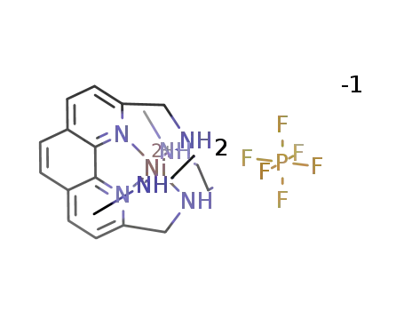(2,9-bis(2',5'-diazahexanyl)-1,10-phenanthroline)nickel(II) bis(hexafluorophosphate)