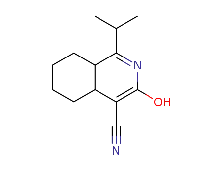 Molecular Structure of 371930-42-6 (1-isopropyl-3-oxo-2,3,5,6,7,8-hexahydroisoquinoline-4-carbonitrile)