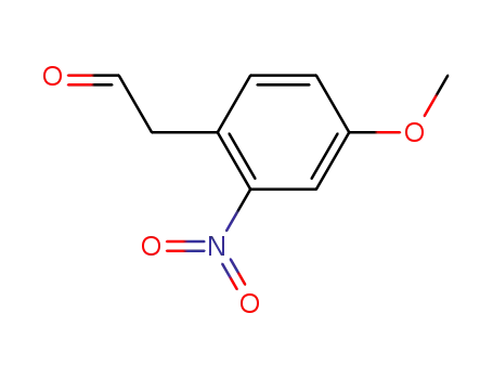Molecular Structure of 69111-92-8 (4-METHOXY-2-NITROPHENYL ACETALDEHYDE)