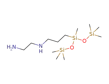 Molecular Structure of 72330-51-9 (1,2-Ethanediamine,
N-[3-[1,3,3,3-tetramethyl-1-[(trimethylsilyl)oxy]disiloxanyl]propyl]-)