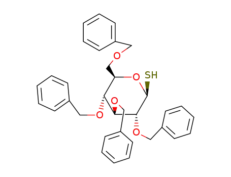 (2S,3R,4S,5R,6R)-3,4,5-tris(benzyloxy)-6-[(benzyloxy)methyl]tetrahydro-2H-pyran-2-thiol