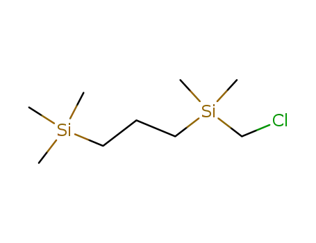 Molecular Structure of 17891-75-7 (Silane, [3-[(chloromethyl)dimethylsilyl]propyl]trimethyl-)