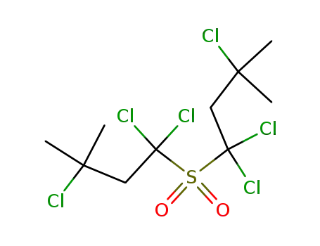 1,1,3-Trichloro-3-methyl-1-(1,1,3-trichloro-3-methyl-butane-1-sulfonyl)-butane