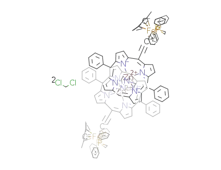 [(5,15-diphenylporphinato(-H))zinc(II)(pyridine)(CC)iron(II)(η5-C5Me5)(1,2-bis(diphenylphosphino)ethane)] dichloromethane disolvate