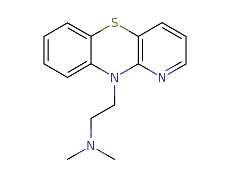 Molecular Structure of 67465-69-4 (N,N-dimethyl-2-(10H-pyrido[3,2-b][1,4]benzothiazin-10-yl)ethanamine)