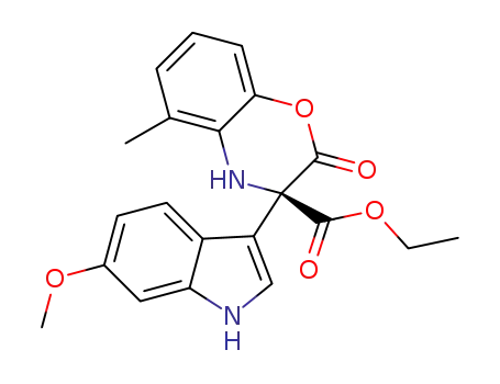 ethyl (R)-3-(6-methoxy-1H-indol-3-yl)-5-methyl-2-oxo-3,4-dihydro-2H-benzo[b][1,4]oxazine-3-carboxylate