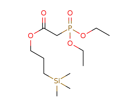 3-(trimethylsilyl)propyl 2-(diethoxyphosphoryl)acetate