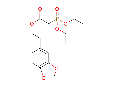 2-(1,3-benzodioxol-5-yl)ethyl 2-(diethoxyphosphoryl)acetate