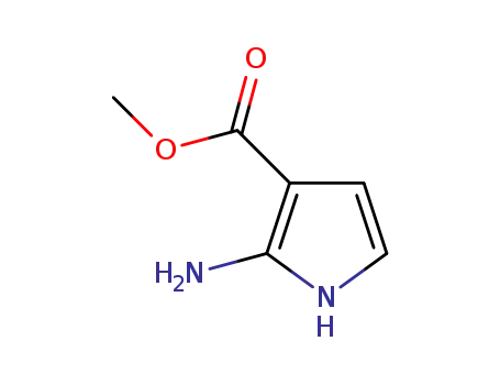 Molecular Structure of 898803-80-0 (1H-Pyrrole-3-carboxylicacid,2-amino-,methylester(9CI))
