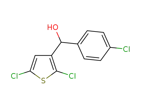 (4-chlorophenyl)(2,5-dichlorothiophen-3-yl)methanol