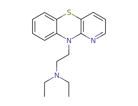 Molecular Structure of 67489-37-6 (10-(2-Diethylaminoethyl)-10H-pyrido[3,2-b][1,4]benzothiazine)