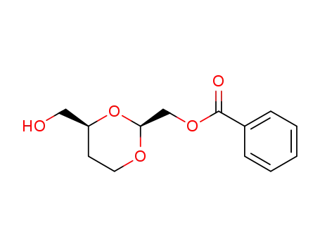 cis-[4-(hydroxymethyl)-1,3-dioxan-2-yl]methyl benzoate