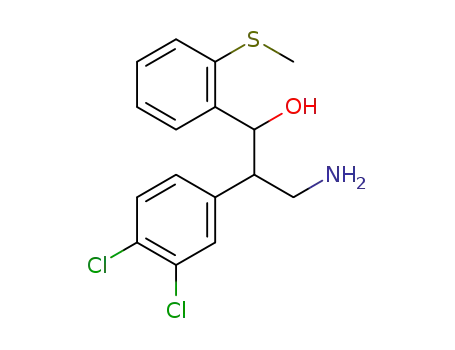 3-amino-2-(3,4-dichlorophenyl)-1-(2-(methylthio)phenyl)propan-1-ol
