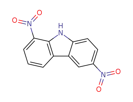 Molecular Structure of 3062-57-5 (1,6-Dinitrocarbazole)