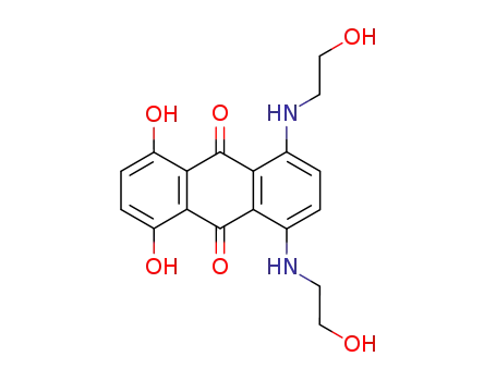 5,8-dihydroxy-1,4-bis<<2-hydroxyethyl>amino>-9,10-anthracenedione