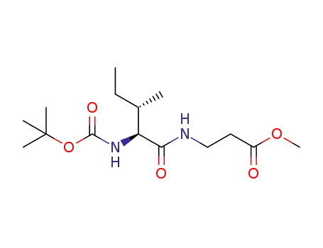 methyl 3-((2S,3S)-2-(tert-butoxycarbonylamino)-3-methylpentanamido)propanoate