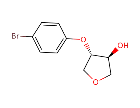 trans-4-(4-bromophenoxy)tetrahydrofuran-3-ol