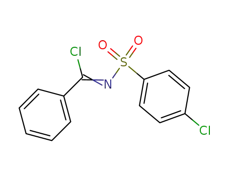 Molecular Structure of 4513-26-2 (4-CHLORO-N-(CHLORO-PHENYL-METHYLENE)-BENZENESULFONAMIDE)