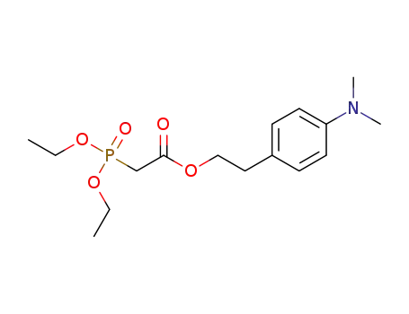 4-(dimethylamino)phenethyl 2-(diethoxyphosphoryl)acetate