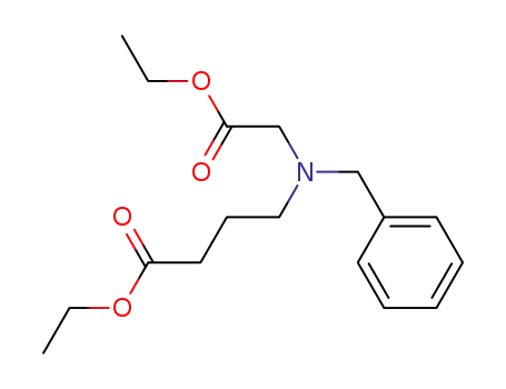 Molecular Structure of 63876-32-4 (4-(BENZYL-ETHOXYCARBONYLMETHYL-AMINO)-BUTYRIC ACID ETHYL ESTER)