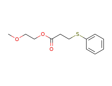 2-methoxyethyl 3-(phenylthio)propionate