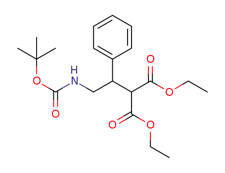 diethyl 2-(2-((tert-butoxycarbonyl)amino)-1-phenylethyl)malonate