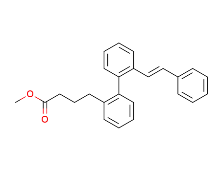 methyl (E)-4-(2'-styryl-[1,1'-biphenyl]-2-yl)butanoate