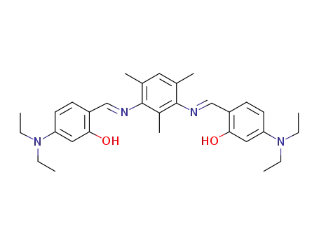 6,6′-((1E,1′E)-((2,4,6-trimethyl-1,3-phenylene)-bis(azanylylidene))bis(methanylylidene))bis(3-(diethylamino)-phenol)