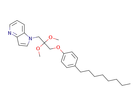1-[2,2-dimethoxy-3-(4-octylphenoxy)propyl]-1H-4-azaindole