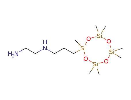 N-β-aminoethyl-γ-aminopropylheptamethylcyclo-tetrasiloxane