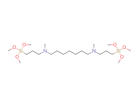 N,N'-bis(trimethoxysilylpropyl)-N,N'-dimethyl-1,7-heptanediamine