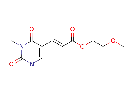 (E)-2-methoxyethyl 3-(1,3-dimethyl-2,4-dioxo-1,2,3,4-tetrahydropyrimidin-5-yl)acrylate
