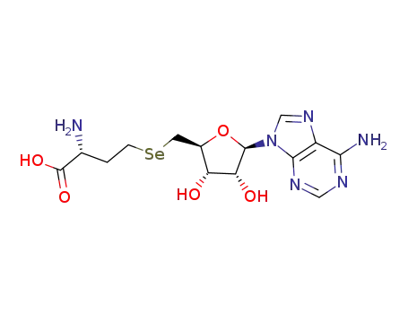 (2R)-2-amino-4-((((2S,3S,5R)-5-(6-amino-9H-purin-9-yl)-3,4-dihydroxytetrahydrofuran-2-yl)methyl)selanyl)butanoic acid