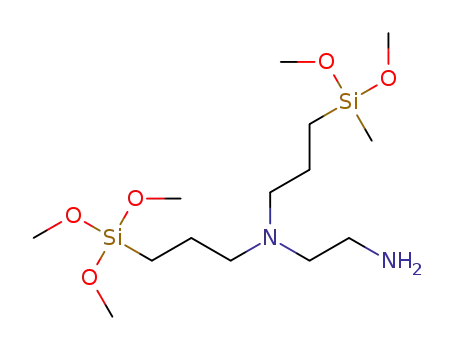 N-[3-(trimethoxysilyl)propyl]-N-[3-(methyldimethoxysilyl)propyl]ethylenediamine