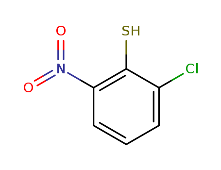 Molecular Structure of 14371-77-8 (Benzenethiol, 2-chloro-6-nitro-)