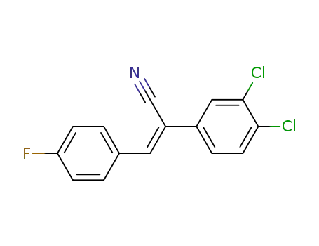 2-(3,4-dichloro-phenyl)-3c-(4-fluoro-phenyl)-acrylonitrile