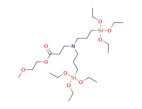 2-methoxyethyl 3-(bis(3-triethoxysilylpropyl)amino)propanoate