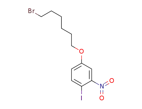 4-[(6-bromohexyl)oxy]-1-iodo-2-nitrobenzene