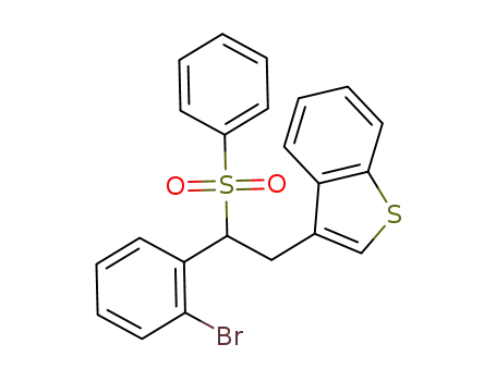 3-(2-(2-bromophenyl)-2-(phenylsulfonyl)ethyl)benzo[b]thiophene