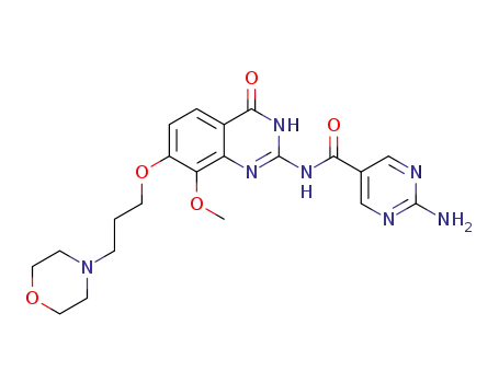 N-[7-(3-morpholin-4-ylpropoxy)-8-methoxyquinazoline-4(3H)-one-2-yl]-2-amino-5-pyrimidinecarboxamide
