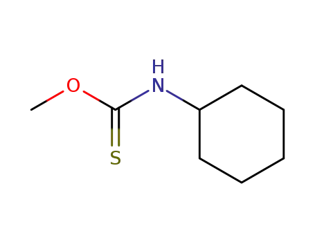 Molecular Structure of 65351-52-2 (O-methyl cyclohexylthiocarbamate)