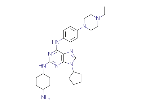 N2-(4-aminocyclohexyl)-9-cyclopentyl-N6-[4-(4-ethylpiperazin-1-yl)phenyl]-9H-purine-2,6-diamine