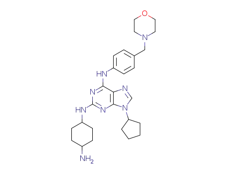 N2-(4-amino-cyclohexyl)-9-cyclopentyl-N6-(4-morpholin-4-ylmethyl-phenyl)-9H-purine-2,6-diamine