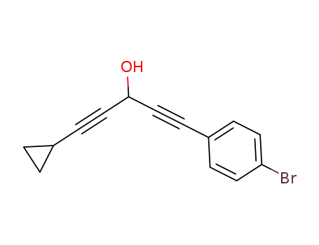 1-(4-bromophenyl)-5-cyclopropylpenta-1,4-diyn-3-ol