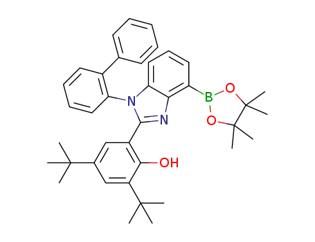 2-(1-([1,1’-biphenyl]-2-yl)-4-(4,4,5,5-tetramethyl-1,3,2-dioxaborolan-2-yl)-1H-benzo[d]imidazol-2-yl)-4,6-di-tert-butylphenol
