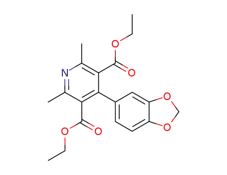 diethyl 4-(3,4-methylenedioxyphenyl)-2,6-dimethylpyridine-3,5-dicarboxylate