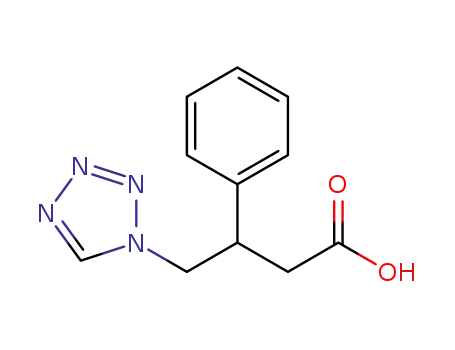 4-(1H-tetrazol-1-yl)-3-phenylbutanoic acid
