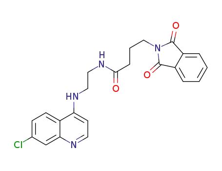 N-(2-((7-chloroquinolin-4-yl)amino)ethyl)-4-(1,3-dioxoisoindolin-2-yl)butanamide
