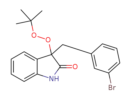 3-(3-bromobenzyl)-3-(tert-butylperoxy)indolin-2-one